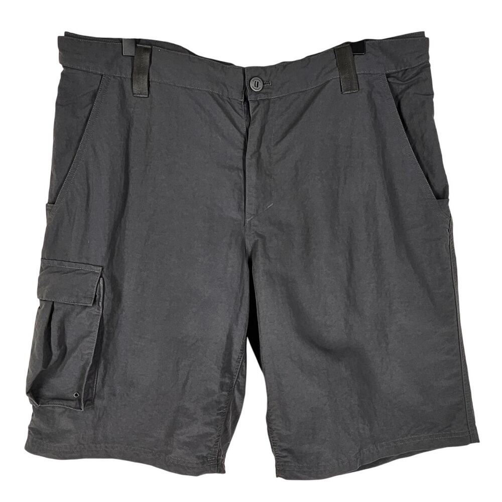 PATAGONIA MEN'S GRAY CARGO SHORTS SIZE XL – 10.5" INSEAM, DURABLE & LIGHTWEIGHT